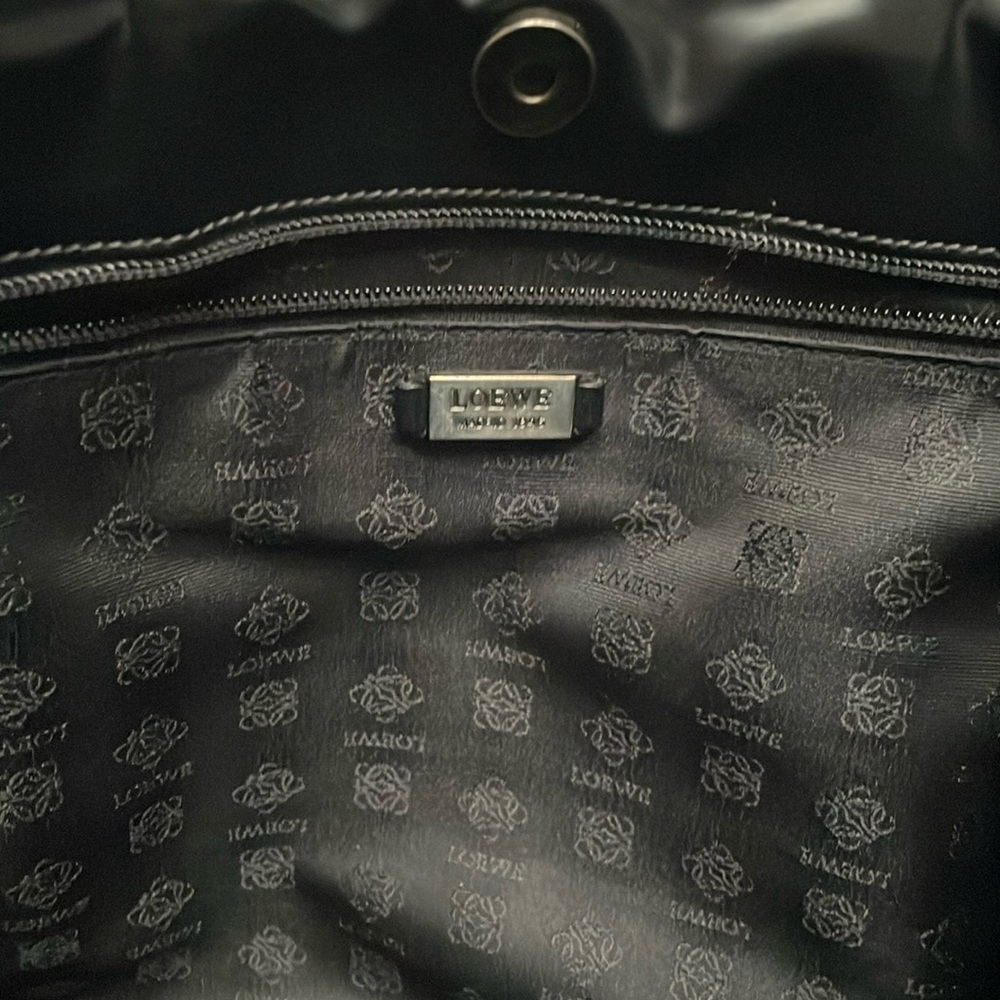 LOEWE 2way authentic with silver snake bone handle. Beautiful color. - Picture 8 of 16